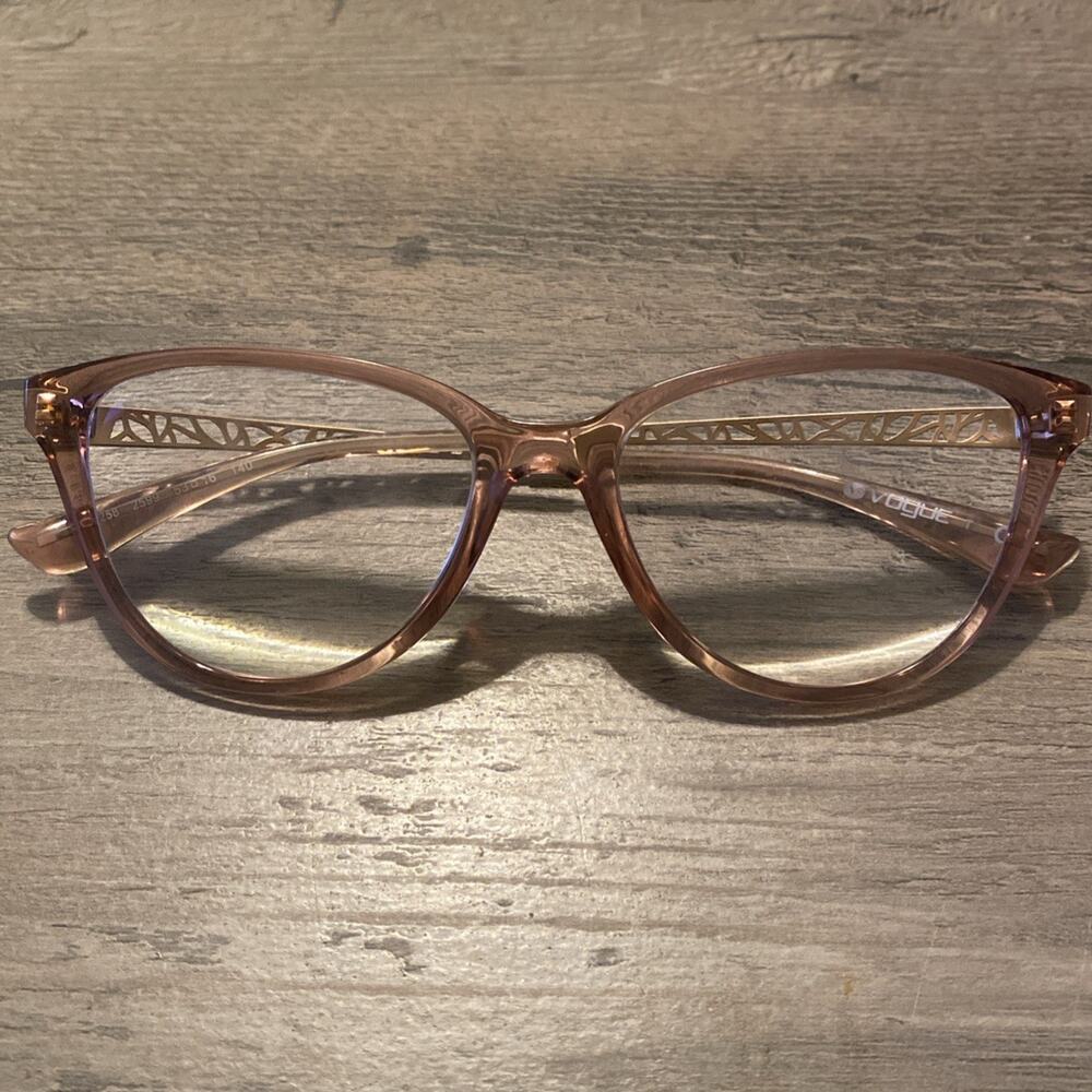 Vogue VO 5258 2599 Pink Cat Eye Eyeglasses Frames 53-16-140 Women’s Designer